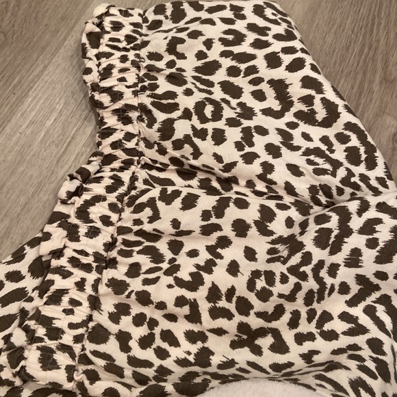 J Crew Linen Blend Cheetah Print Pants - Picture 3 of 4